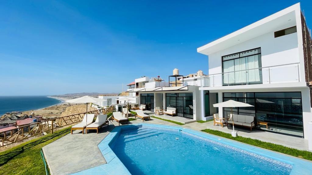 شقة Vista Linda Bungalow Para 10 Personas Punta Veleros Los Órganos المظهر الخارجي الصورة